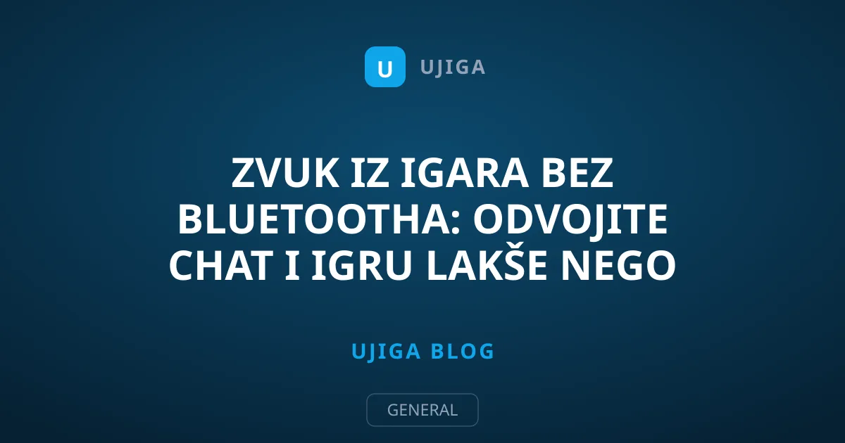 Zvuk iz igara bez Bluetootha: Odvojite chat i igru lakše nego ikad